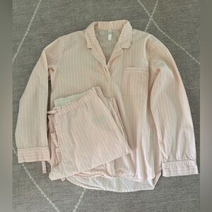 Gap Body Cotton Stripe Pajamas